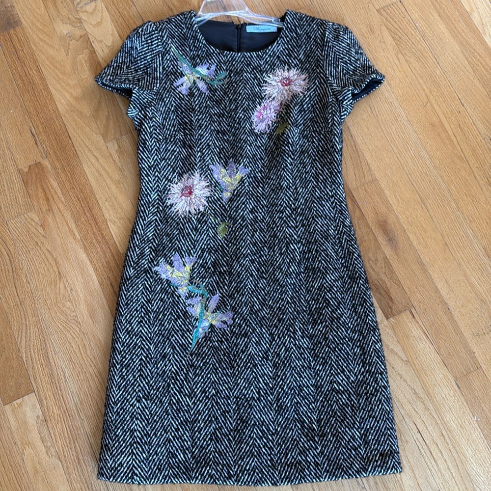 Bluemaine tweed mini short sleeve dress Sz. M